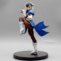 Miniatyrbillede 1 af 5: 18cm Street Fighter Figurer Chun-li Pvc  Action Figurer Chun Li Kampstatue Dekoration Dukkesamling Model Legetøj Gave [DB] 18cm with box