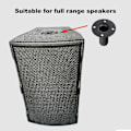 Miniatyrbild 3 av 4: Högtalarstativ Topplock, Metall Högtalar Kabinett Polmontering, PA/DJ Stativ Högtalarstativ Montering Adapter 107x84mm (2-pack Svart) [DB]