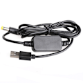 Miniatyrbilde 1 av 5: DC-DC-omformerkabel USB 5V til 9V/12V for DC-kontakt 5,5 mm x 2,1 mm Step-up Power Mod [DB]