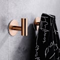 Miniatyrbilde 2 av 5: Db 2stk Badkrok Rustfritt Stål Krok Heavy Duty Krok For Bad Kjøkken Stue Hotell Frakk Rose Gold