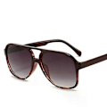 Pikkukuva 1 / 4: Klassiset Polarisoidut Aurinkolasit Miehille Naisille Vintage Soikea Kehys Ajolasit Yönäkölasit UV400 [DB] Coffee Leopard Ordinary Sunglasses