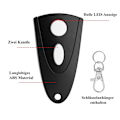 Miniatyrbilde 4 av 5: 433Mhz garasjeportåpner for Tormatic Novotron 502 MAX43-2 / 512 MIX43-2 fjernkontrollpakke med 2( [DB] Black
