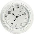 Miniatyrbild 1 av 5: Tyst Väggklocka Kök 9 Tum Retro Icke-tickande Dekorativ Sovrum Kontor Väggklocka [DB] White