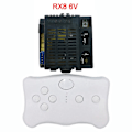 Miniatyrbild 1 av 5: Wellye Elektrisk leksaksbil för barn Bluetooth fjärrkontroll, Controller med mjuk startfunktion 2.4g Bluetooth-sändare [DB] RX8 6V full set