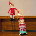 Miniatyrbild 3 av 4: 12\" Pojke / Flicka De Ostygga Jultomtarna På Display Hylla Prop Xmas Plyschleksak [DB] Red White Girl Elf