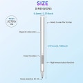 Miniatyrbillede 5 af 5: Stylus Pen Magnetisk Til Surface Pro 3/4/5/6/7 Pro X Go 2 Book Latpop 4096 Niveauer Tryk Palm Afvisning-sort