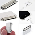 Miniatyrbillede 2 af 4: Lightning til 30-pin adapter, han til 8-pin hun-stik konverter med iPhone [DB]