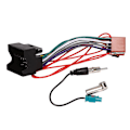 Miniatyrbillede 1 af 5: Bilstereo Audio Strømkabel Kabel til 207 307 407 til C2 C5 Radio Antennetråd Adapter [DB] As Shown