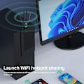 Miniatyrbilde 3 av 4: 1300Mbps USB 3.0 WiFi Adapter Dual Band 2.4Ghz/5Ghz Trådløs WiFi Dongle Antenne USB Ethernet Nettverkskort Mottaker For Laptop PC Driver Fre [db]