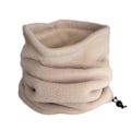 Miniatyrbild 1 av 5: Unisex Vinter Utomhus Enfärgad Mjuk Tjock Fleece Halsvärmare Gaiter Skydd Hatt [db] Beige
