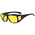 Miniatyrbilde 1 av 5: Dame Herre Anti Refleks HD Nattsyn Kjørebriller Solbriller Briller Db Yellow