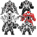 Miniatyrbillede 1 af 5: 6 stk. Venom Big Minifigures Byggesæt Legetøj Sæt Actionfigurer Høj Kvalitet Db