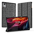 Miniatyrbillede 2 af 5: Til Lenovo Tab K11 Plus Cover Tri-Fold Stand Læder Cover Auto Vågn/Sov [DB] Black