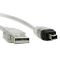 Miniatyrbillede 2 af 5: USB Han til Firewire IEEE 1394 4-polet Han iLink Adapterkabel til SONY DCR-TRV75E DV (FW-037) {DB}