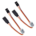 Miniatyrbillede 1 af 5: 2 stk. Rc Servo Signal Reverser Rotation Inverter til Jr Futaba Flyvemaskine [db]
