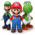 Pikkukuva 1 / 4: 3 kpl/setti Mario Bros -hahmot Yoshi Mario Luigi Kakunkoristeet Piirrettykokoelma Leikkisetti Lelut Koriste Dekoraatio db 3PCS