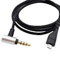 Miniatyrbilde 2 av 4: Audiokabel Stabil Overføring Anti-interferens Anti-vikling 3.5mm USB 8-pin Hodetelefon Driverfri for SteelSeries Arctis 3/5/7/Pro [DB] Black