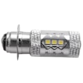 Pikkukuva 1 / 4: H6-ajovalo LED-lamput, 12V Xenon White P15d-1/h6m 80W sumuvalolamppu autoilmaisinlamppu 600 [DB]