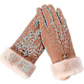 Miniatyrbild 1 av 5: Vinterhandskar Varma Vantar Vinter Touch Screen Handskar Dam [DB] brown
