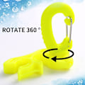 Miniatyrbilde 3 av 5: 2 Pakker Scuba Slangeklips Scuba Dykking Slangeholder Klips, Dobbel BCD Slangeholder med Snapspenne [DB] As shown
