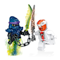 Miniatyrbillede 5 af 5: Kvalitets Høj 24stk Kompatible Masters Spinjitzu Kai Jay Cole VS Pyro Vipers Fire Fang Python Byggeklodser Figurer Legetøj db