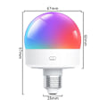 Miniatyrbild 3 av 5: USB Uppladdningsbar Glödlampa med Fjärrkontroll Timer Dimbar Lätt att Installera Batteridriven E27 Glödlampa RGB Lampa [db] White