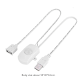 Miniatyrbillede 2 af 4: PIR Bevægelsessensor Switch 5-24v Krop Infrarød Detektor Switch Til Led Strip Lys Ft  [dB} White