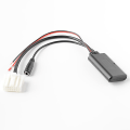 Pikkukuva 5 / 5: Auton Bluetooth 5.0 Aux-kaapeli Mikrofoni Handsfree Matkapuhelin Ilmainen Puheluadapteri 2 3 5 6 Mx5 [DB] black