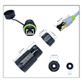 Miniatyrbilde 4 av 5: Yxy Rj45 Dokkingkontakt Ethernet Nettverk Panelmontering Vanntett Ip68 Header Utendørs Bredbånd Ne