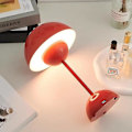 Miniatyrbillede 2 af 5: Led Blomsterpot Bordlampe, moderne Macaron Lampe, Dæmpbar Bordlampe Med 3 Farver [DB] Red
