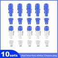 Miniatyrbilde 2 av 5: 10 sett Powercon type A Nac3fca+nac3mpa-1 chassis plugg paneladapter
