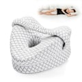 Miniatyrbilde 1 av 5: Hjerteformet ortopedisk pute for ben, kilepute med knestøtte, isjiasputer, kroppspute [DB] White with strap