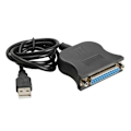 Miniatyrbilde 2 av 5: USB Hann til DB25 Hunn Port Skriver Parallell Konverteringskabel 25Pin Adapterledning [DB]