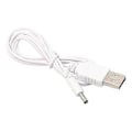 Pikkukuva 2 / 5: 1m DC 3.5mm x 1.35mm Naaras USB Type A Uros Adapteri Virtajohto Kaapeli db White