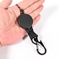 Miniatyrbilde 5 av 5: Uttrekkbar nøkkelring, merkeholder for nøkkelkjede, tykkere wire, skrudd fast Cl [DB]