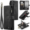 För Galaxy A14 5G CaseMe C30 Multifunktionellt Läderfodral för Telefon [DB] Black