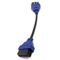 Miniatyrbillede 2 af 5: OBD2 Forlængerkabel 16 Pin OBDII OBD2 OBD Forlæng 16pin Kabel Hun til Han Stik til Bil Diag [DB] As shown