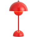 Miniatyrbillede 1 af 5: Led Blomsterpot Bordlampe, moderne Macaron Lampe, Dæmpbar Bordlampe Med 3 Farver [DB] Red