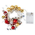 Miniatyrbilde 1 av 2: 1 stk Spesial Juleklokke Lysstreng Julehengende Lampe Xmas Anheng DB As Shown 200X3CM
