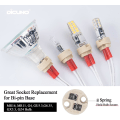 Miniatyrbilde 4 av 4: Bi-Pin Base, G4, GU5.3, G6.35, GY6.35, GX5.3 MR16, GZ4 MR11, Halogen Glød Sockel Keramisk Kropp Lampeholder (12stk)  [dB}