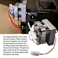 Miniatyrbild 5 av 5: Db Upgrader Auger Motor Replacement För Traeger, Pit Boss Och Camp Chef Wood Pellet Grills,2.0 Rpm, 110v, 60hz, 2 Pole