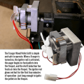 Miniatyrbillede 5 af 5: Db Upgrader Auger Motor Udskiftning Til Traeger, Pit Boss Og Camp Chef Træpille Grills, 2.0 Rpm, 110v, 60hz, 2 Pole