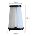 Pikkukuva 4 / 5: 5 kpl suodatinta yhteensopiva Electrolux Aeg Aef150, yhteensopiva kaikkien Aeg Ergorapido Cx7-2 [DB] black  white