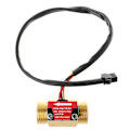Miniatyrbild 1 av 5: Flödessensor G1/2' Vattenflödes Hall Sensor Switch 1-25l/min Flödesmätare Flödesmätare [DB]