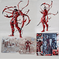 Miniatyrbillede 3 af 4: Deluxe Yamaguchi Carnage Actionfigur Legetøj Rød Venom Carnage Samleobjekter Model Variable Action Dukker Legetøj Fans Gaver Db