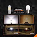 Miniatyrbilde 3 av 4: 2 stk 1156 LED-pære ryggelys bil RV DRL dagslys kjørelys blinklys ryggelys gult lys