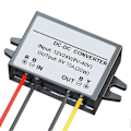 Miniatyrbillede 1 af 5: DC-DC 12V/24V til 5V Bil Strøm Konverter Step-Down Modul Source Buck Adapter [DB] 10A