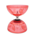 Miniatyrbild 1 av 3: Diabolo Set Triple Ball Bearing Clutch Matchande Färgade Fiberglas Handtag, Diablo String & Väska Changzhao Db Red Small