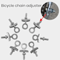 Miniatyrbillede 5 af 5: 5 stk. Cykelkædejusterer Høj Styrke Rustfri Stærk Universal Metalbolt Fastgørelsestilbehør Cykelkæde Spændingsjustering Bolt Db 5pcs