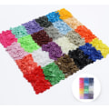 Miniatyrbilde 3 av 5: 360 stk trykknapper 24 farger T5 plast trykknapper 12mm, med oppbevaringsboks